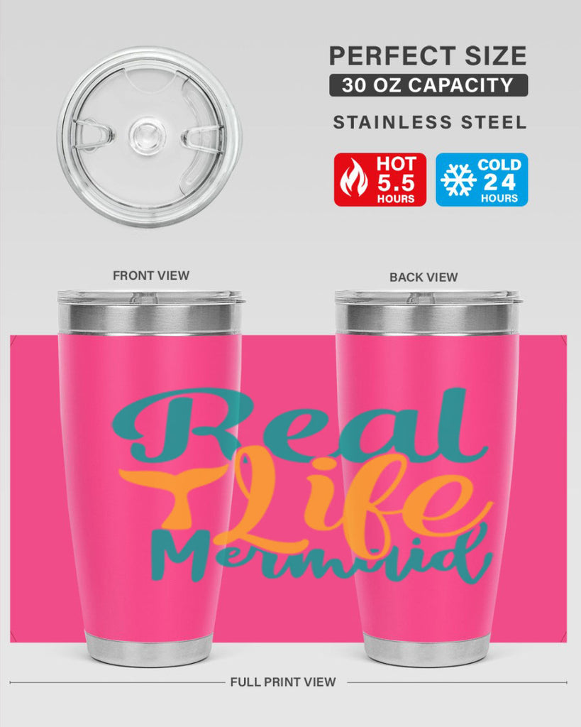 real life mermaid Style 80#- summer- Tumbler