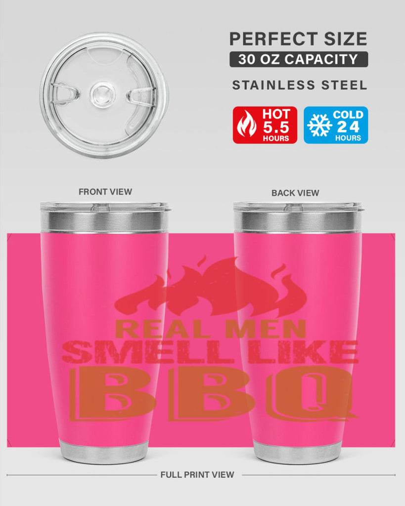 real men smell like bbq 16#- bbq- Tumbler
