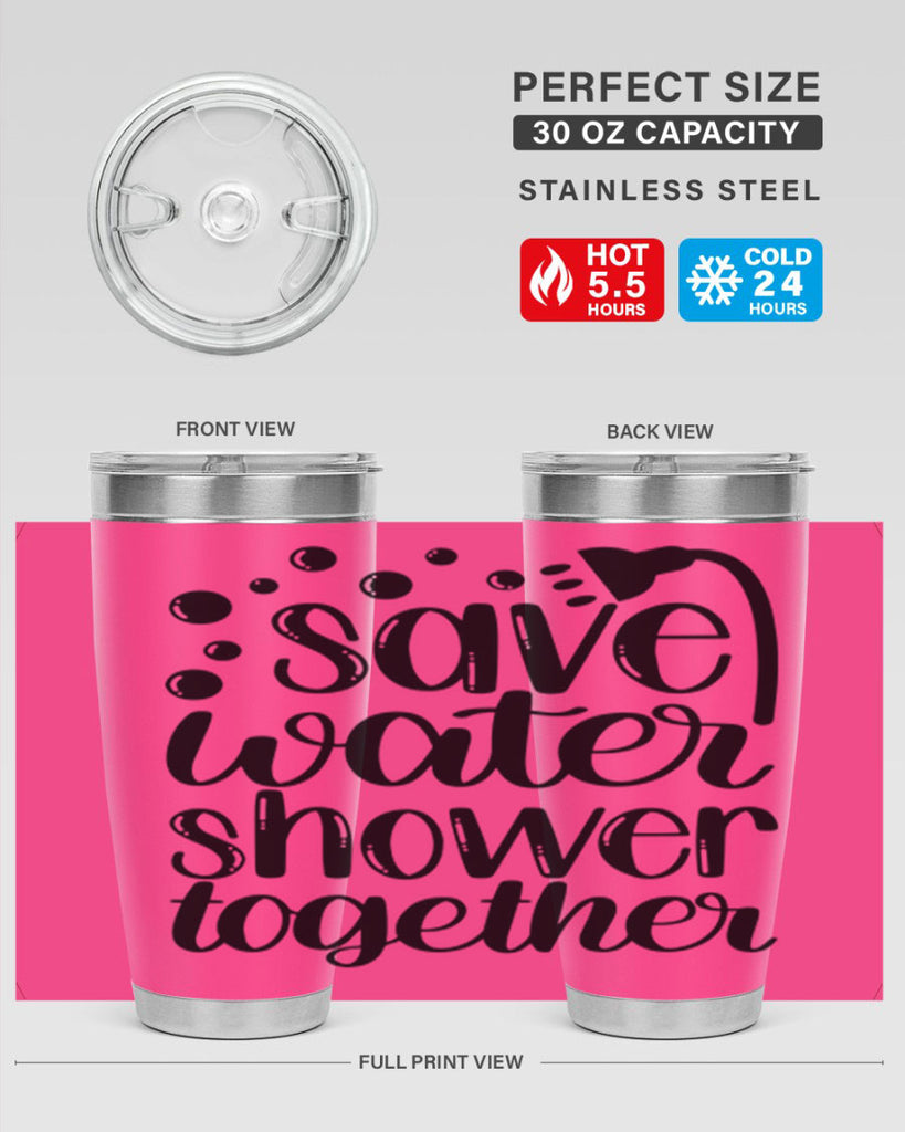 save water shower together 18#- bathroom- Tumbler