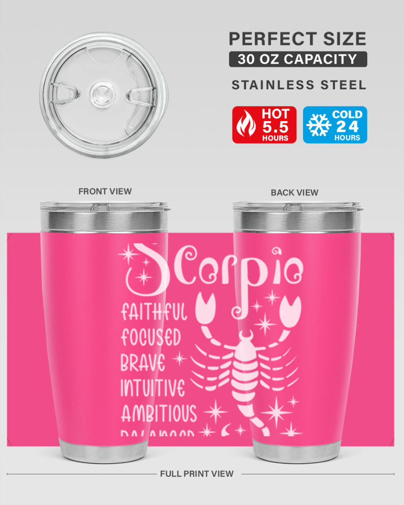 scorpio 435#- zodiac- Tumbler
