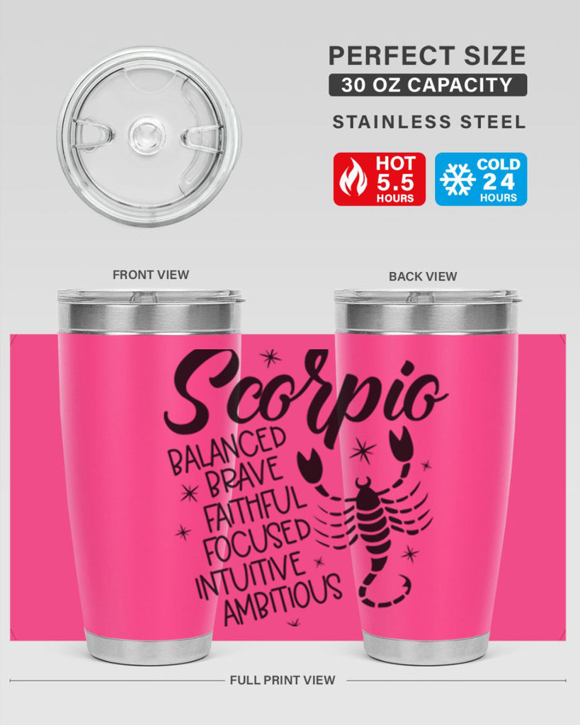 scorpio 436#- zodiac- Tumbler