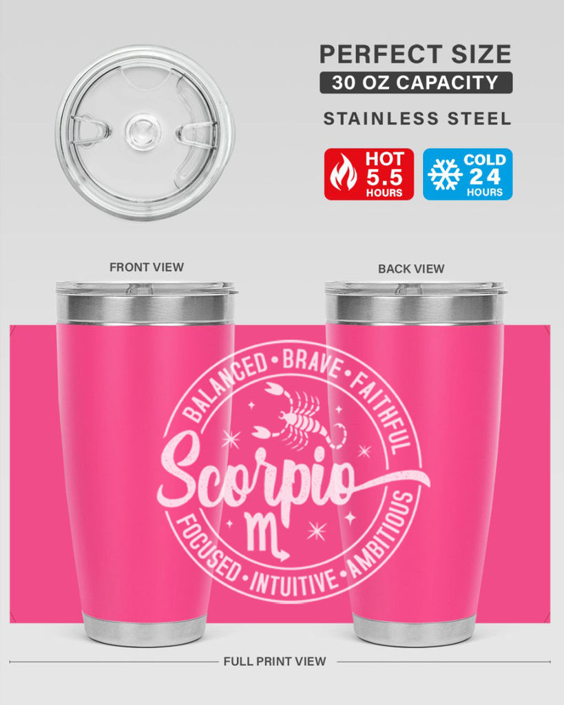 scorpio 439#- zodiac- Tumbler