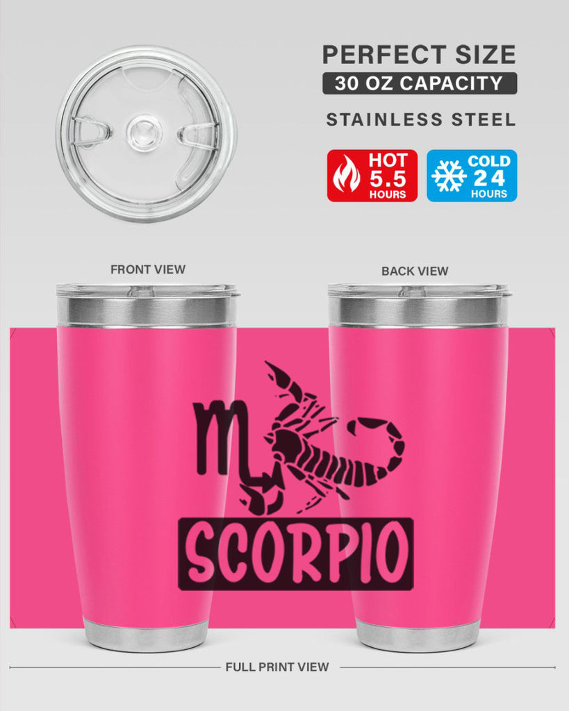 scorpio 440#- zodiac- Tumbler