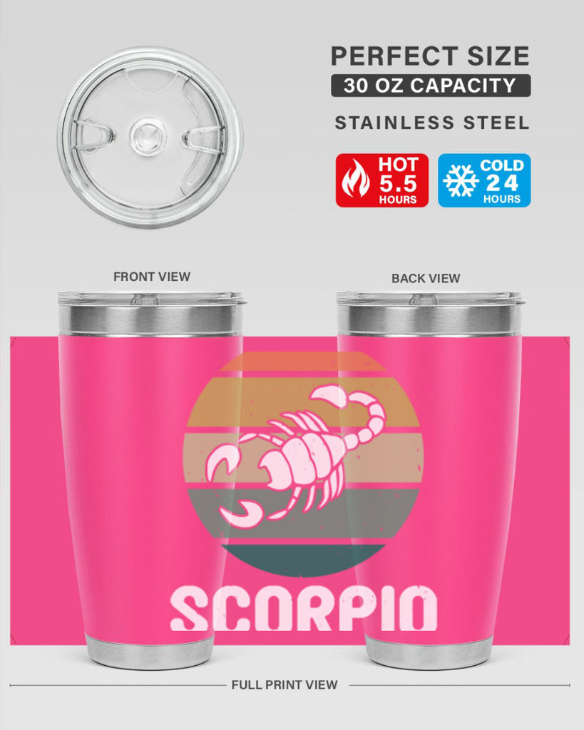 scorpio 451#- zodiac- Tumbler