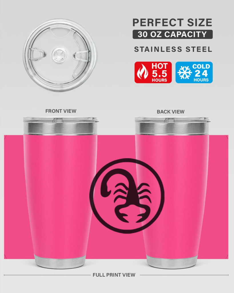 scorpio 452#- zodiac- Tumbler