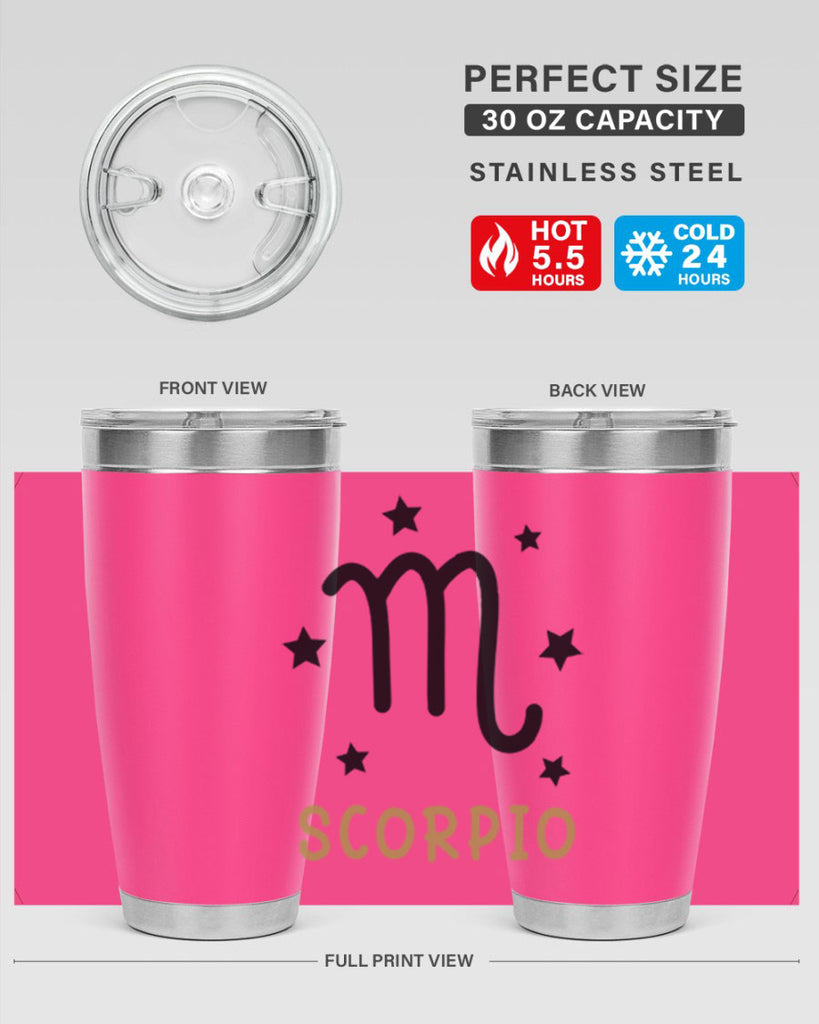 scorpio 455#- zodiac- Tumbler