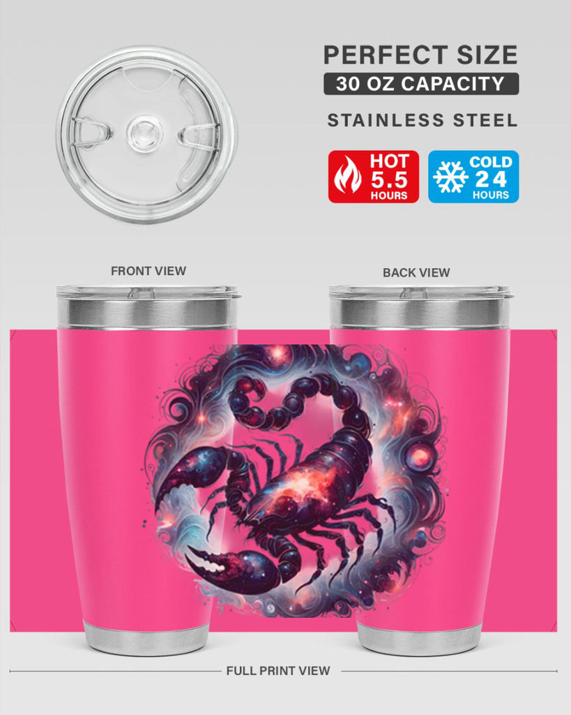 scorpio 462#- zodiac- Tumbler