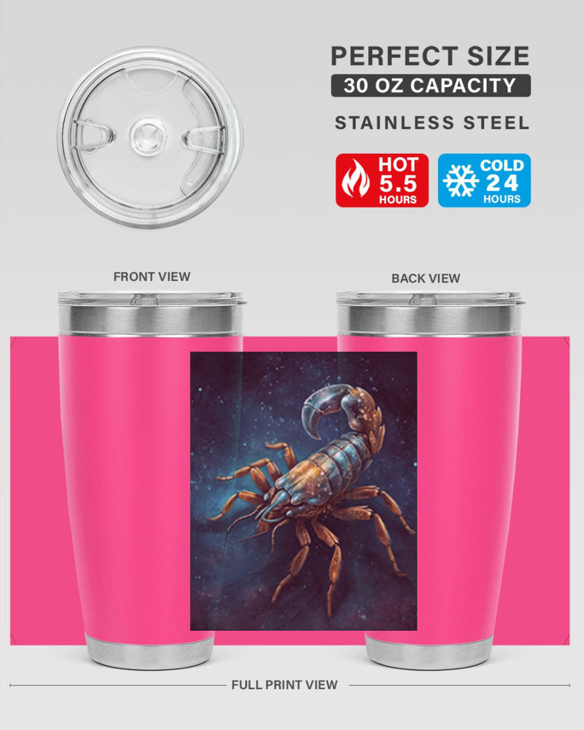 scorpio 46#- zodiac- Tumbler