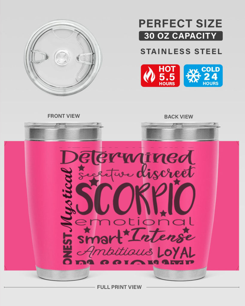 scorpio 572#- zodiac- Tumbler