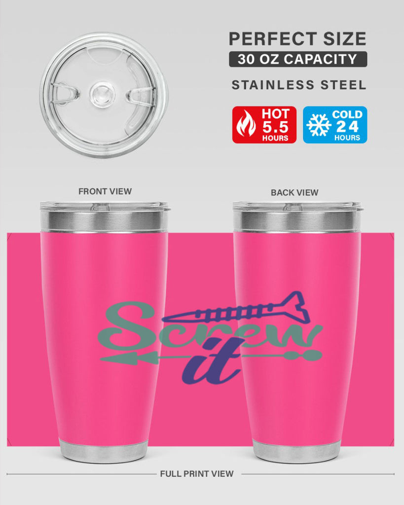 screw it 167#- wine- Tumbler