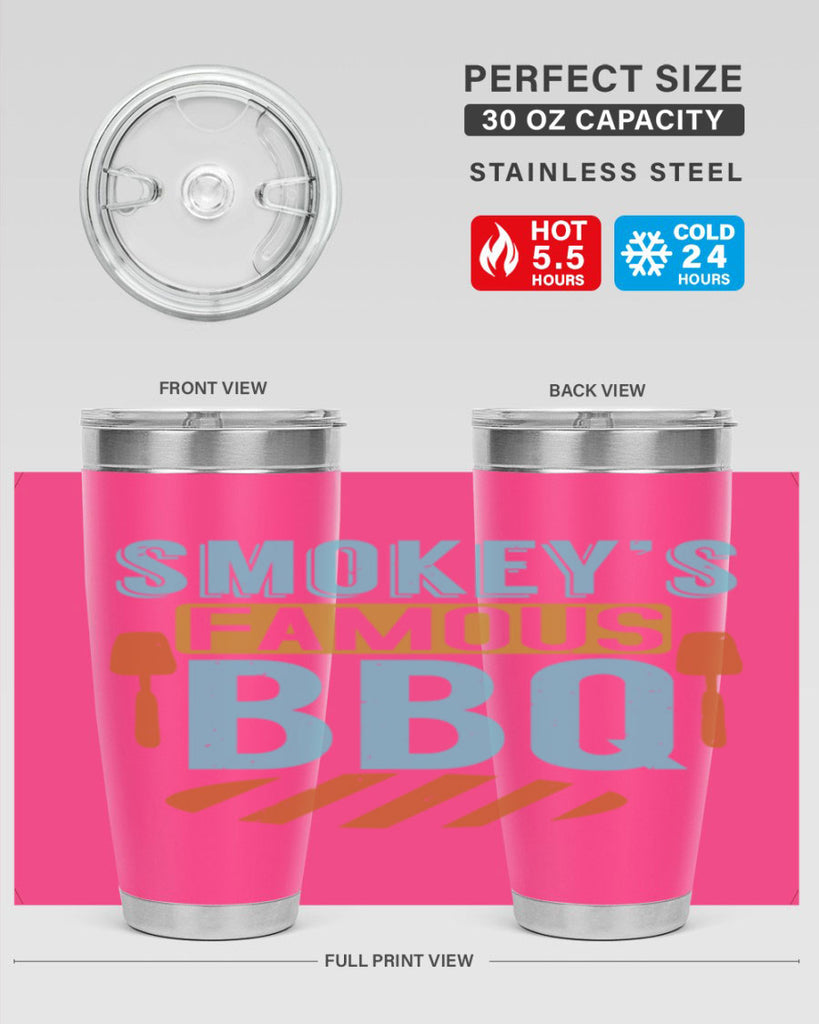 smokeys famous bbq 11#- bbq- Tumbler
