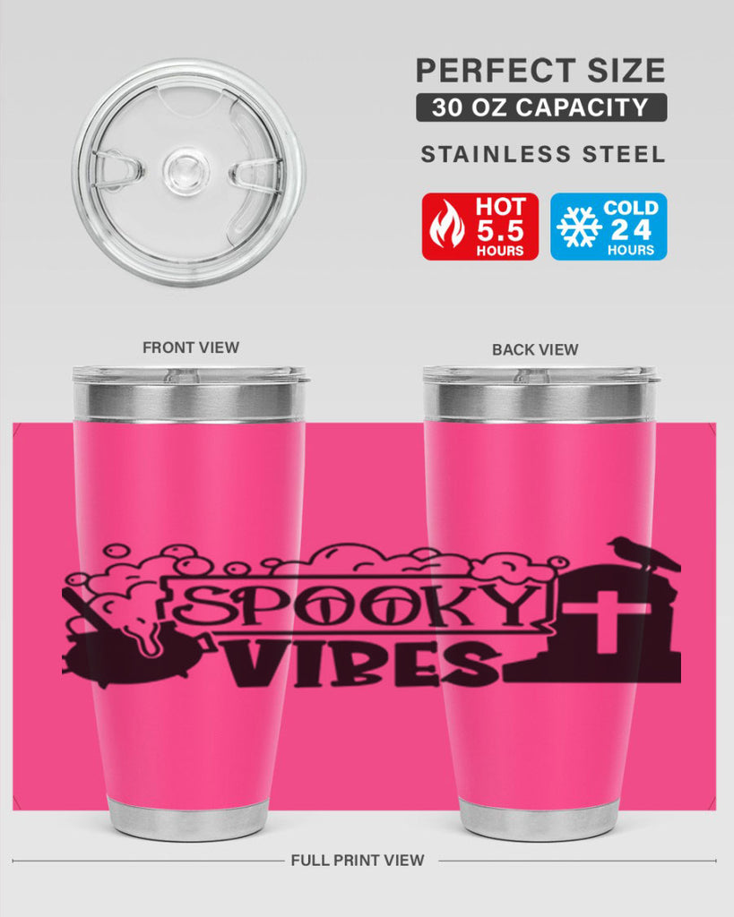 spooky vibes 20#- halloween- Tumbler