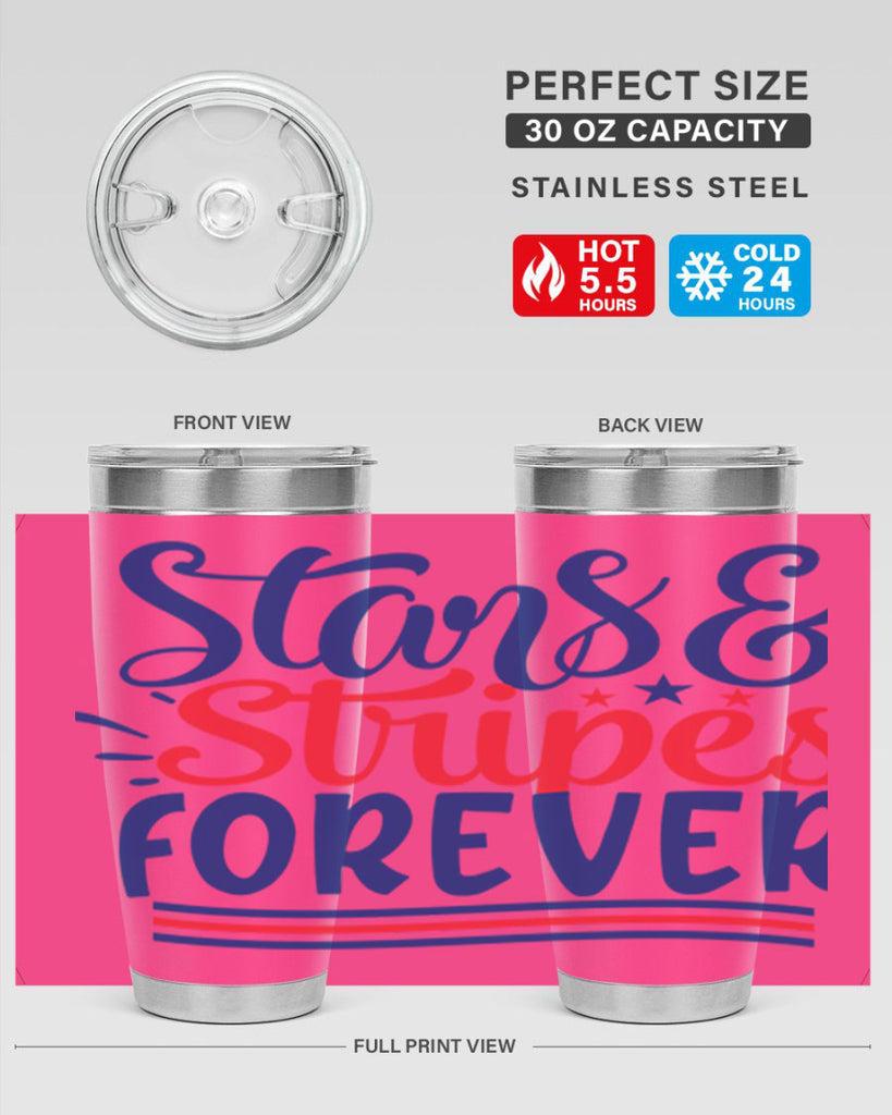 stars stripes forever Style 74#- Fourt Of July- Tumbler