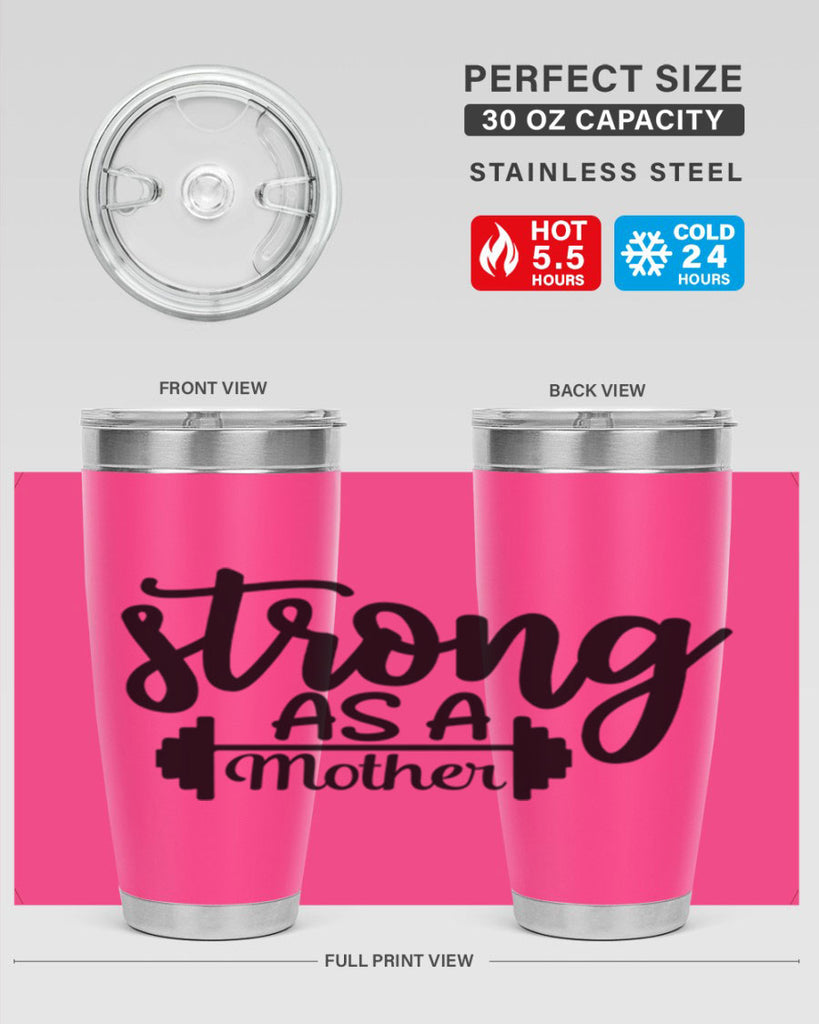strong as a mother 13#- gym- Tumbler