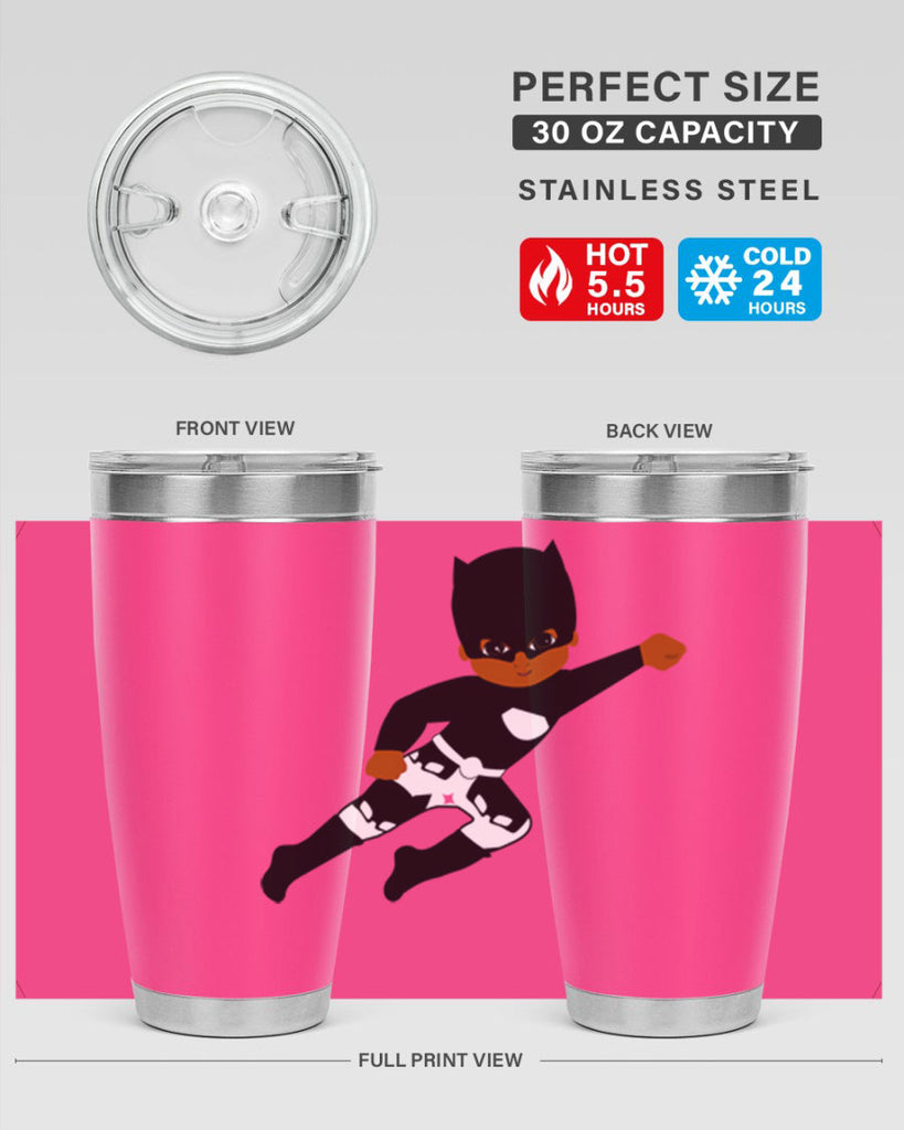 super kid 13#- black men - boys- tumbler