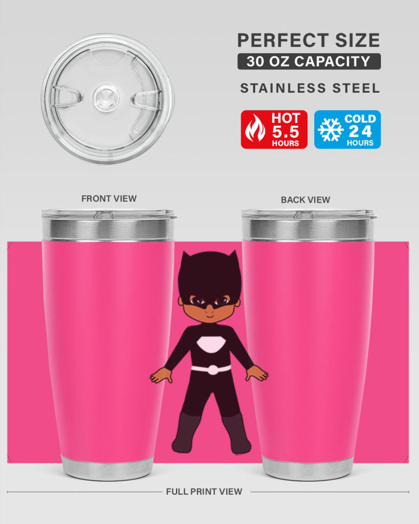 super kid 8#- black men - boys- tumbler