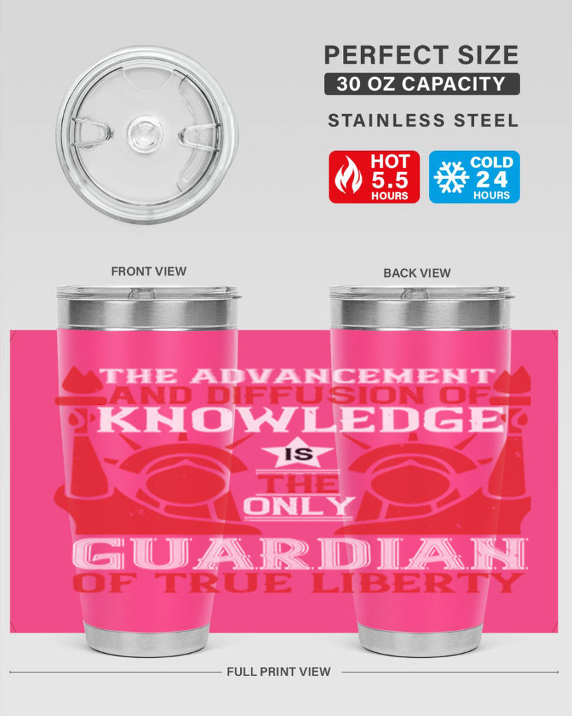 the advencement and diffusion of knowledge Style 190#- Fourt Of July- Tumbler