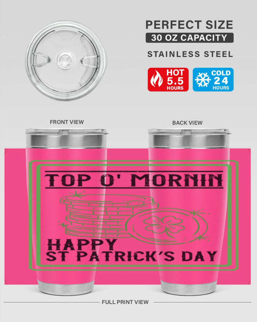 top o mornin happy st patrick’s day Style 8#- St Patricks Day- Tumbler