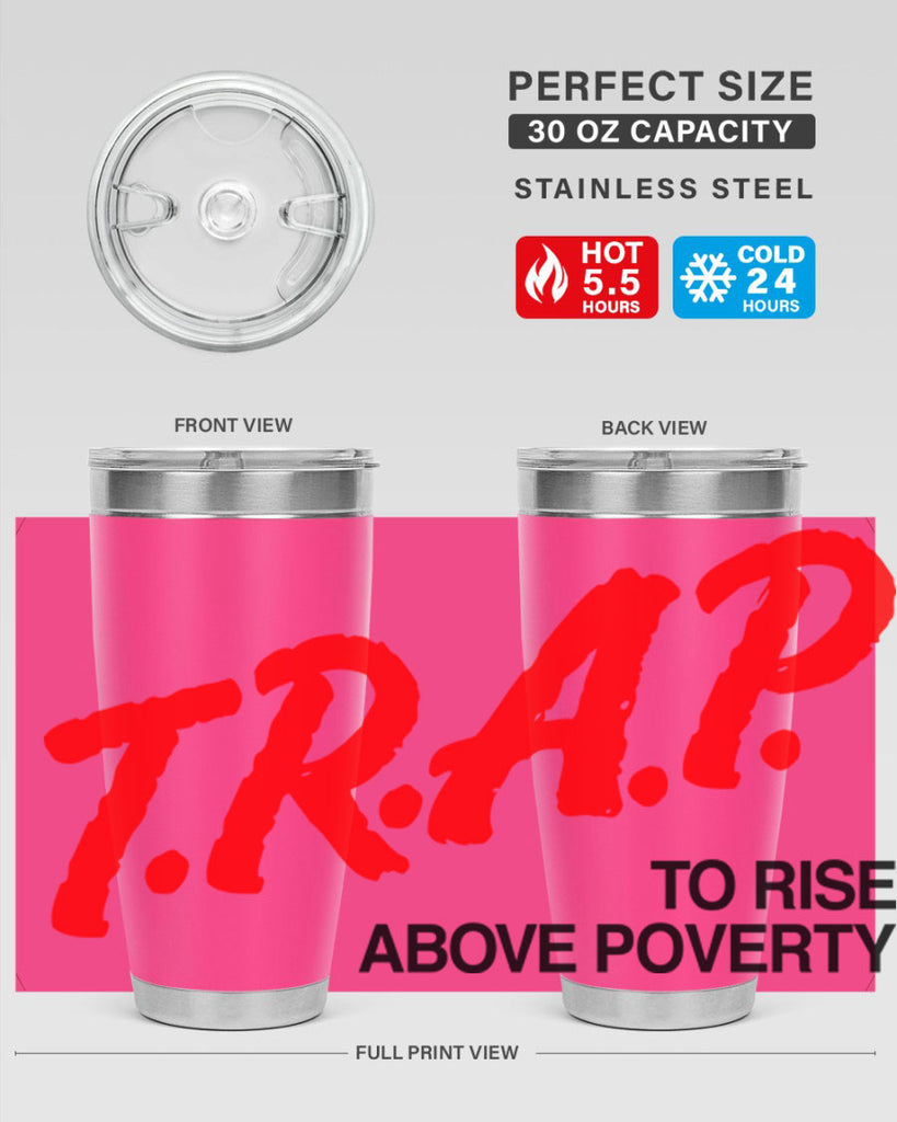 trap 17#- black words phrases- Cotton Tank
