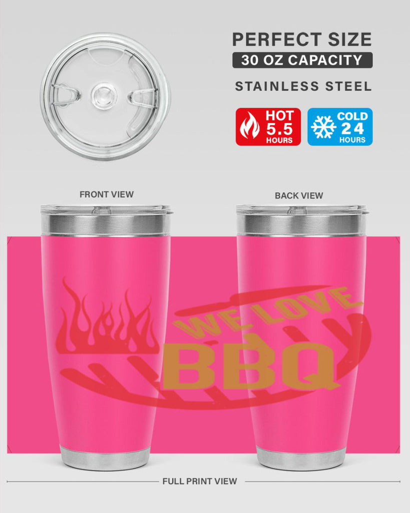 we love bbq 7#- bbq- Tumbler