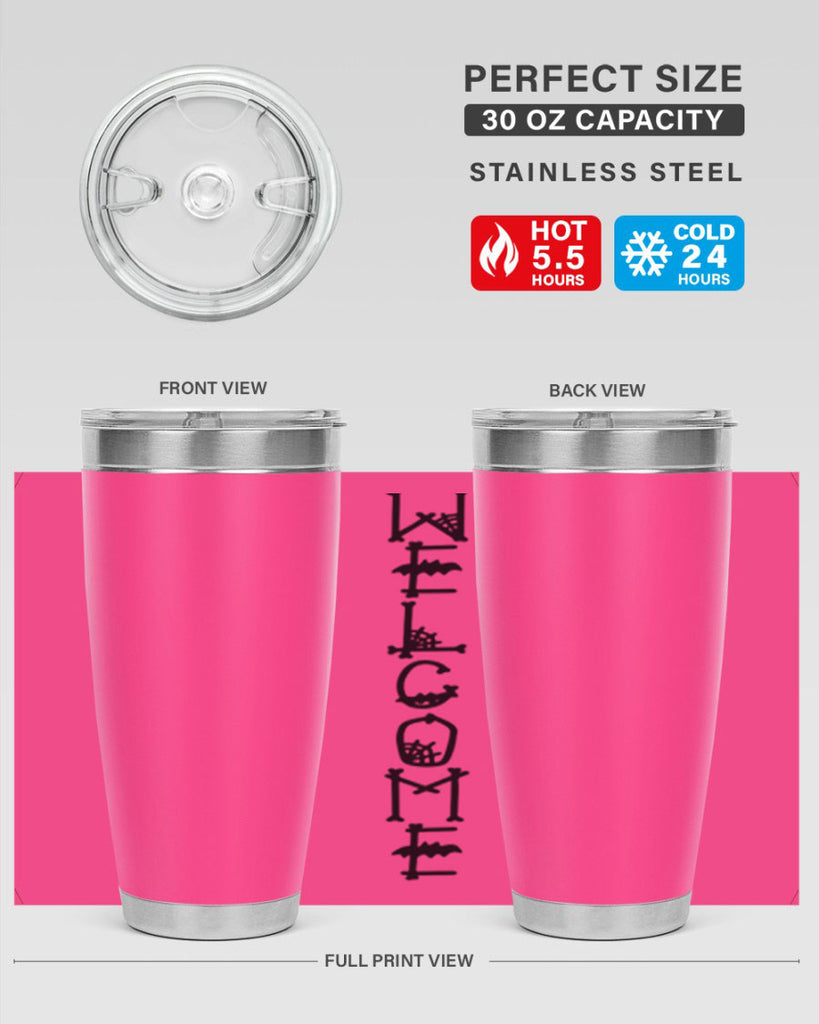 welcome 12#- halloween- Tumbler