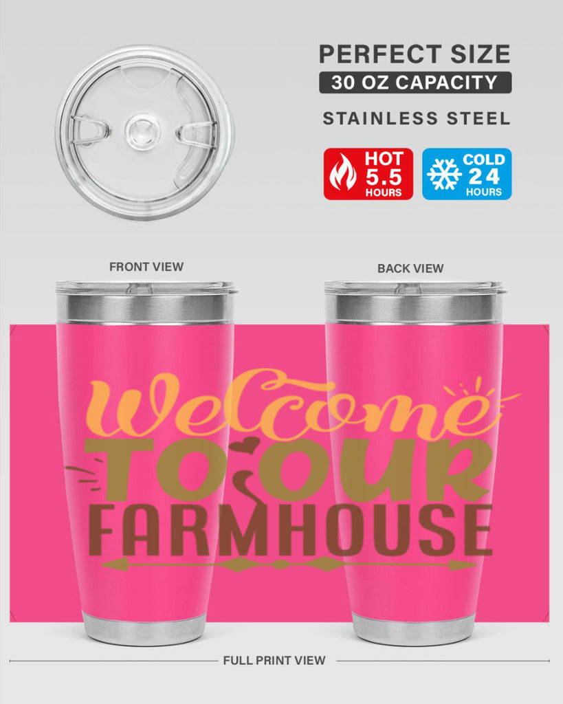 welcome to our farmhouse 2#- farming and gardening- Tumbler