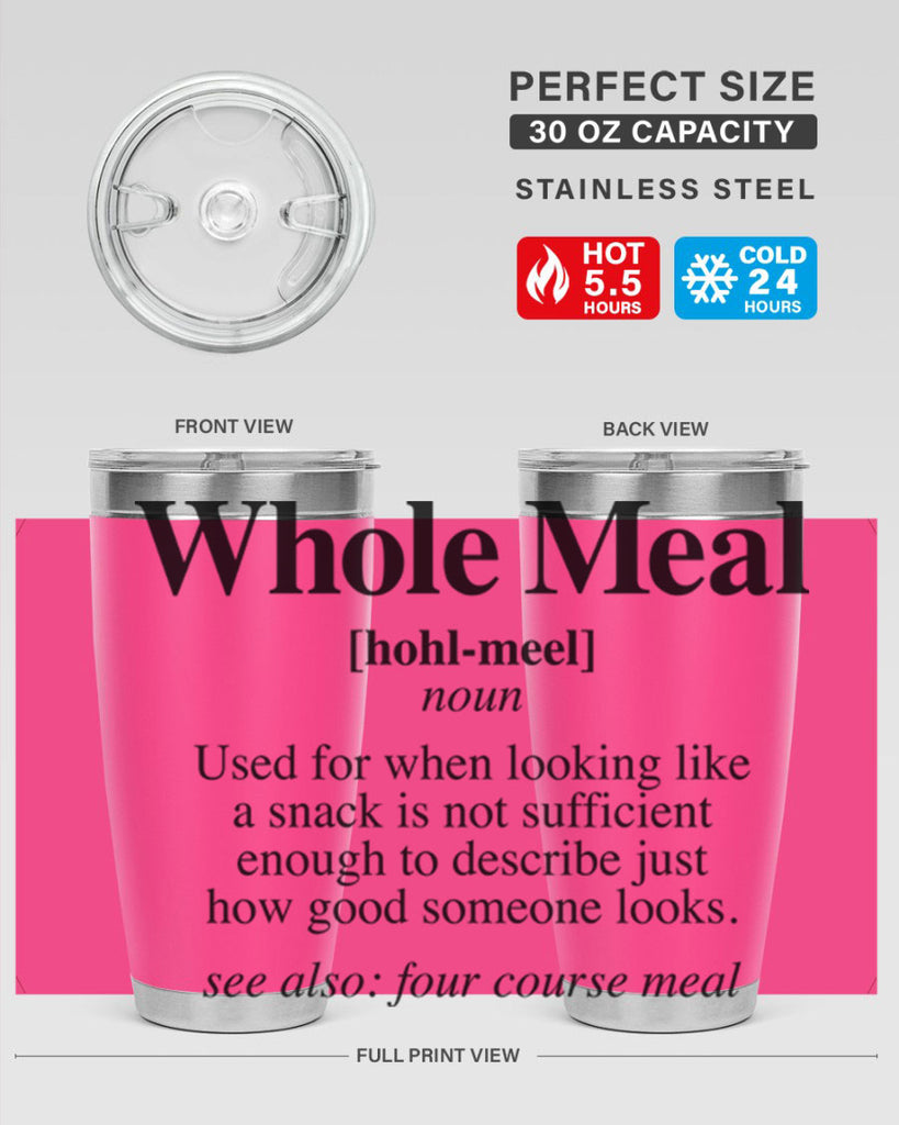 whole meal 10#- black words phrases- Cotton Tank