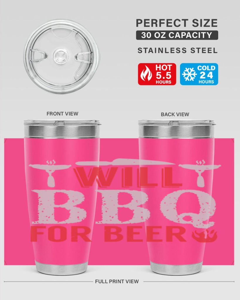 will bbq for beer 5#- bbq- Tumbler