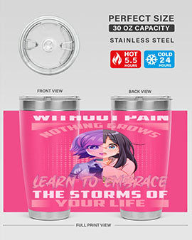 without pain nothing grows learn to embrace the storms of your life288#- anime- Tumbler