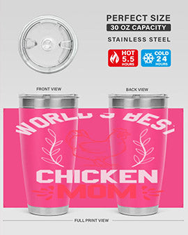 world’s best chicken mom Style 1#- chicken- Tumbler