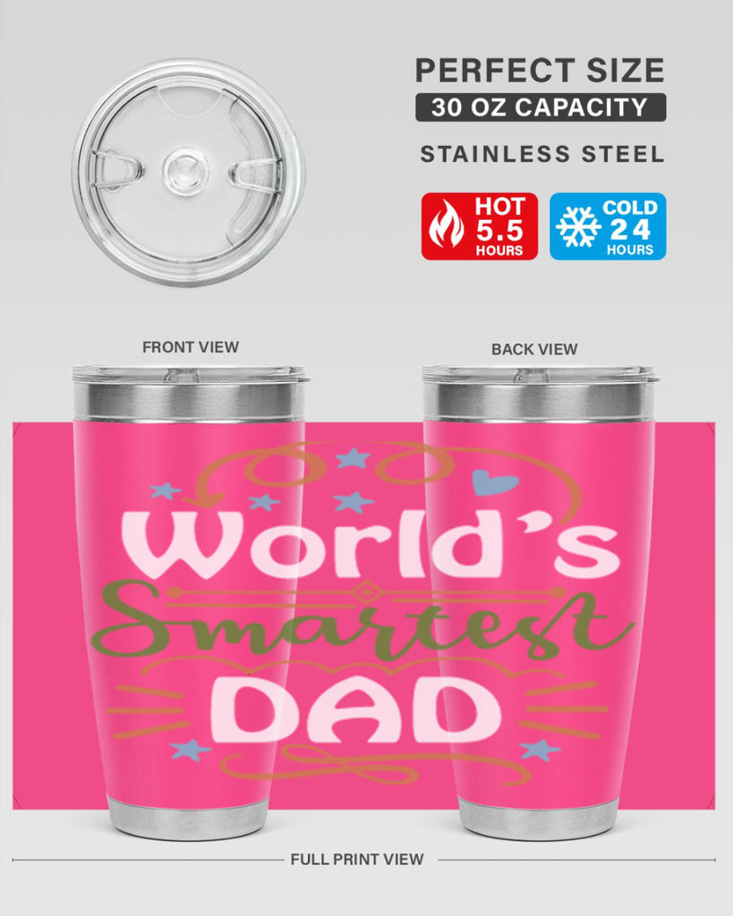 world’s smartest dad 2#- fathers day- Tumbler