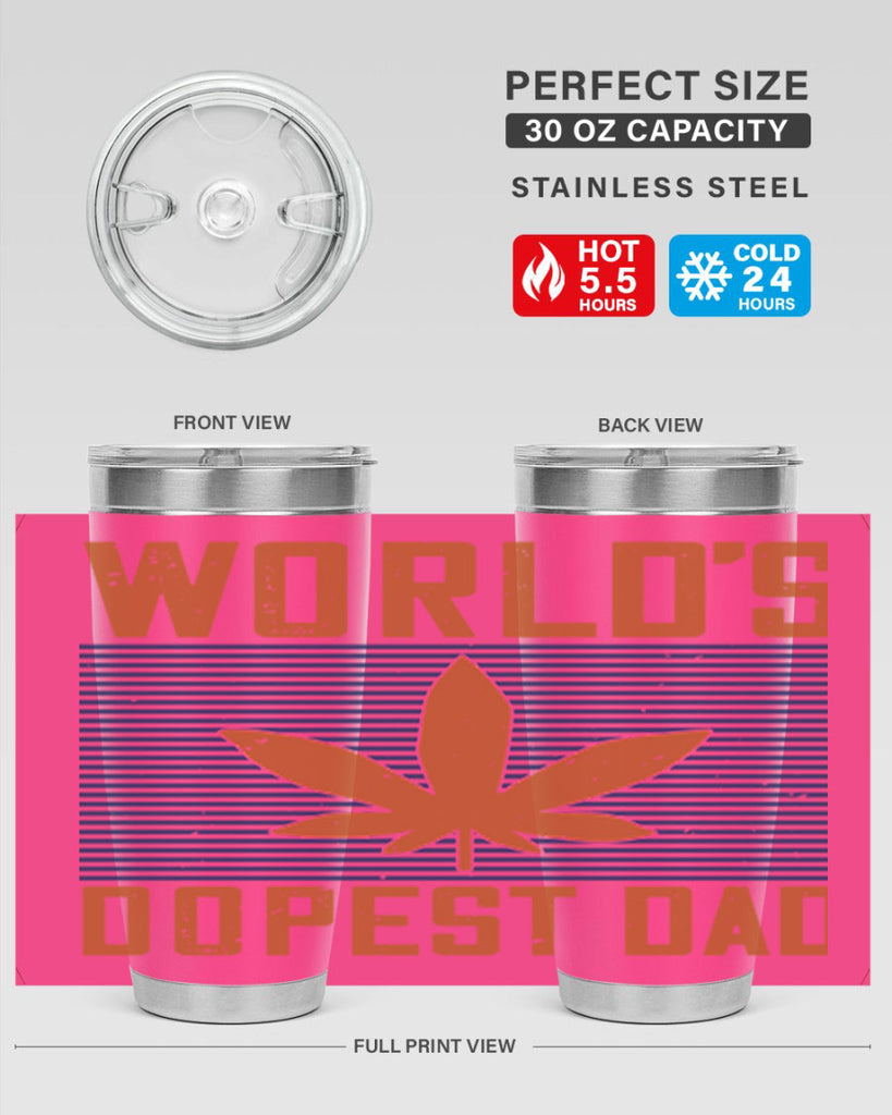 worlds dopest dad 148#- fathers day- Tumbler
