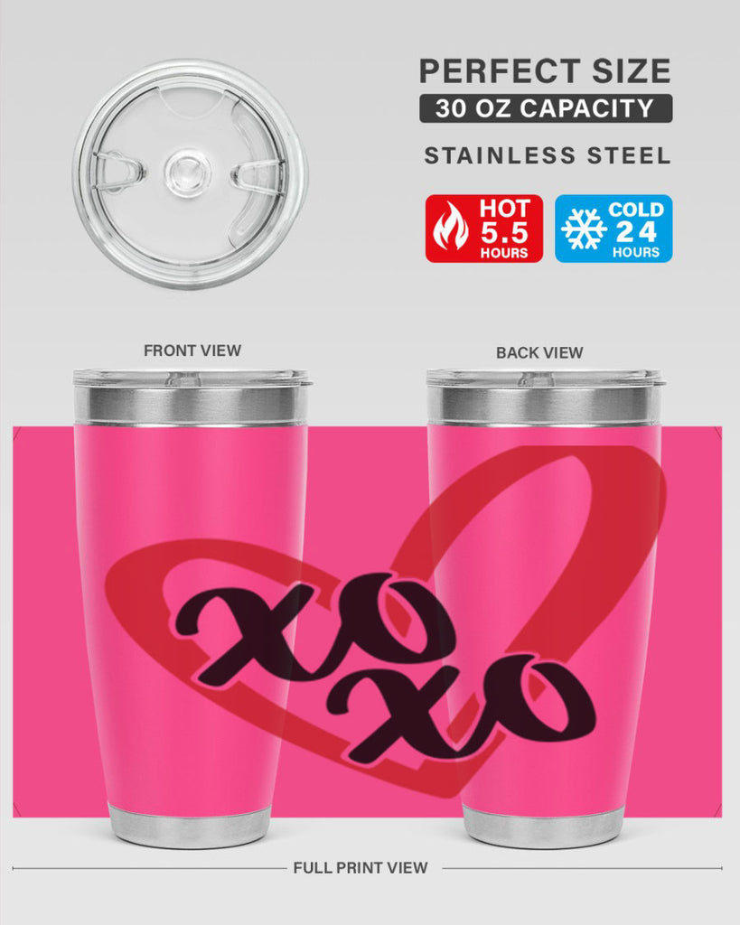 xoxo 11#- valentines day- Tumbler