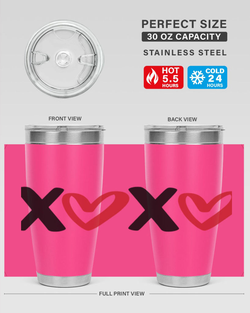 xoxo 12#- valentines day- Tumbler