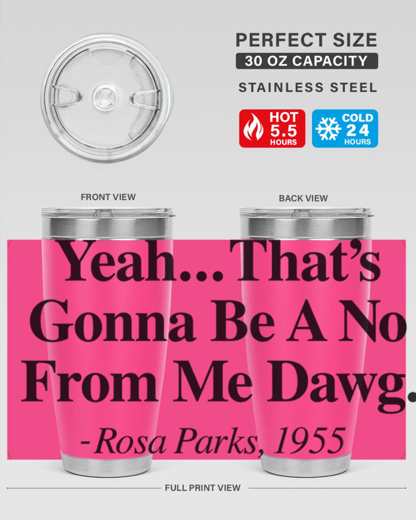 yeah thats gonna be a no from me dawg rosa parks 3#- black words phrases- Cotton Tank