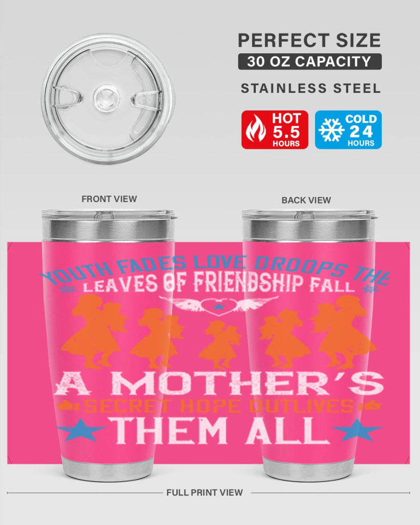 youth fades love droops 9#- mothers day- Tumbler