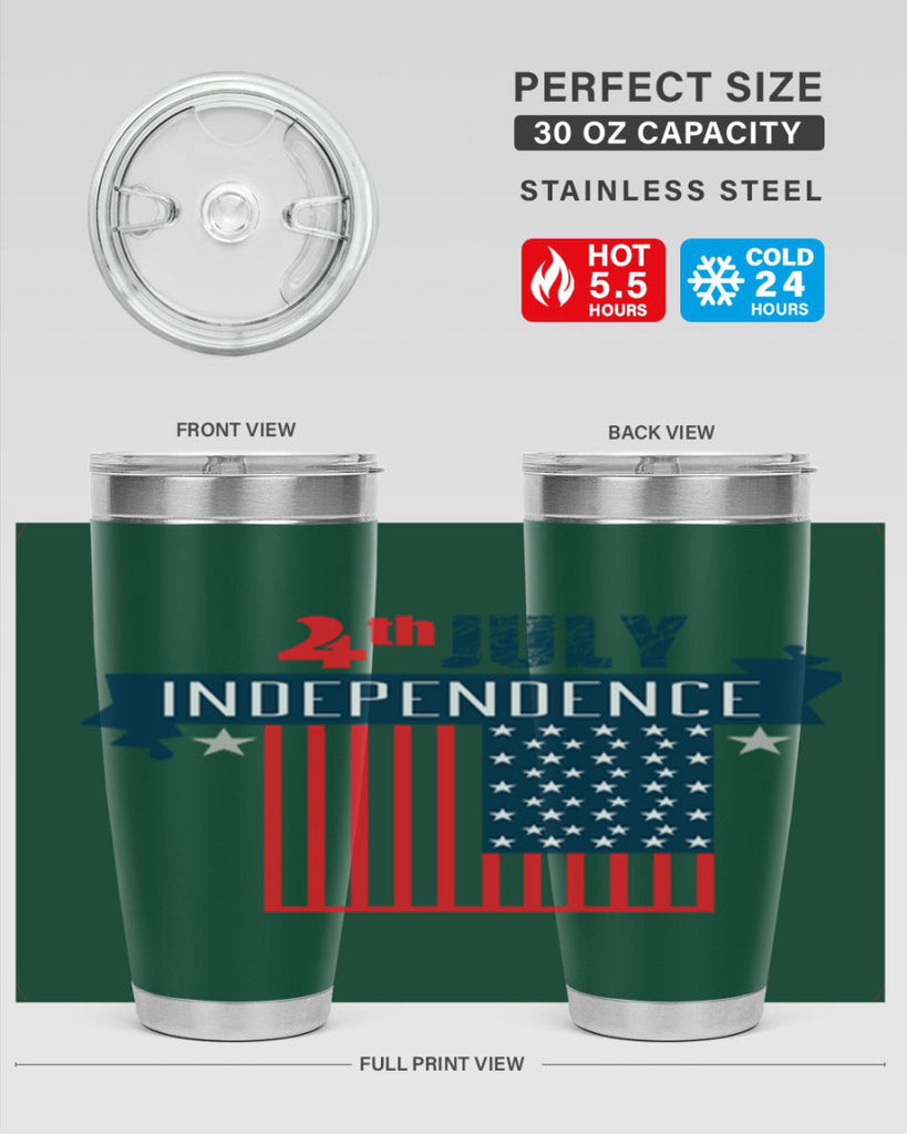 4th July Independent Style 65#- Fourt Of July- Tumbler