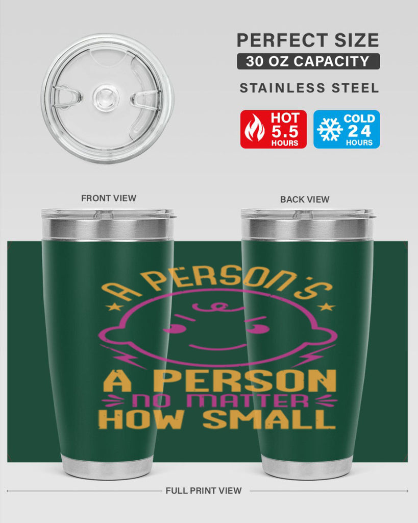A person is a person no matter how small Style 39#- baby shower- tumbler
