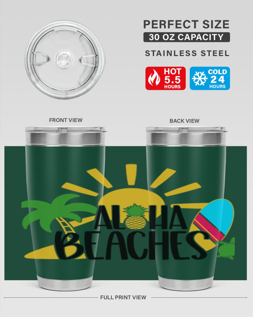 Aloha Beaches Style 55#- summer- Tumbler