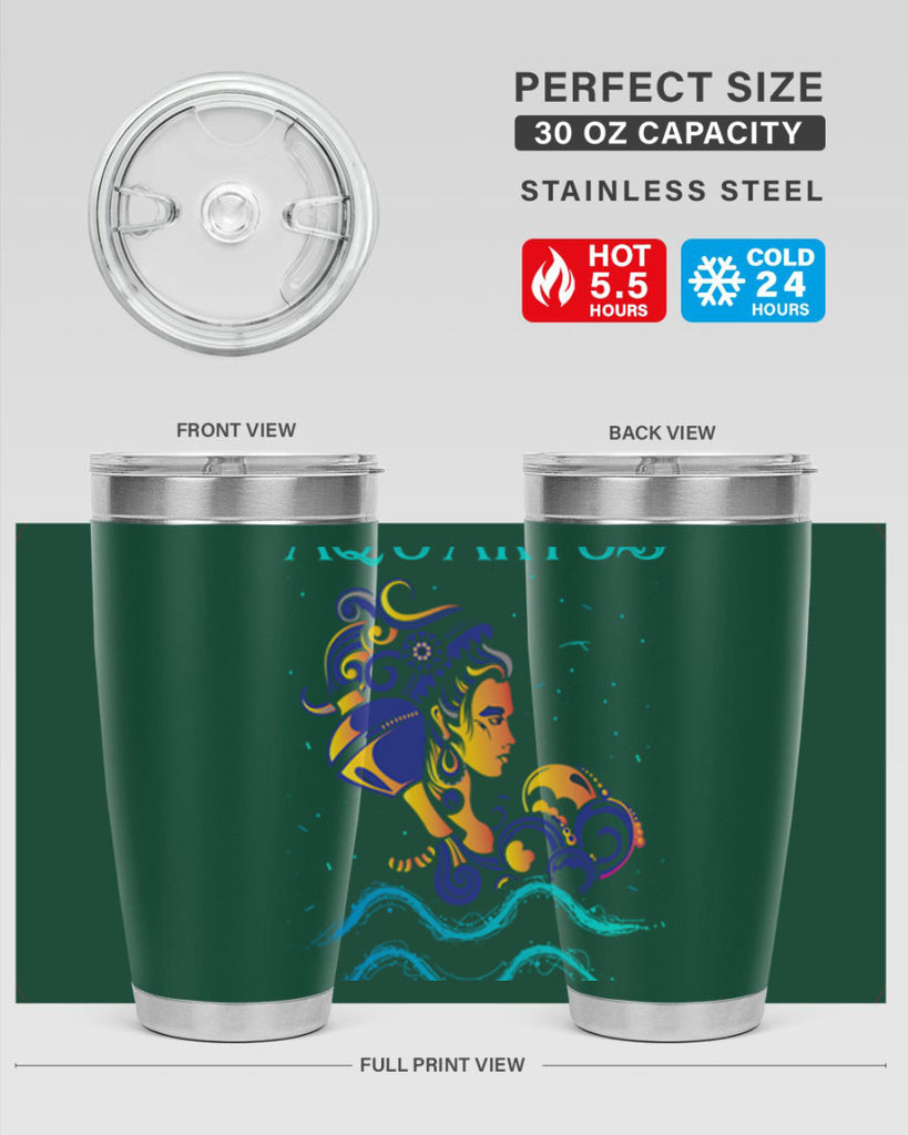 AquariusZodiac 76#- zodiac- Tumbler