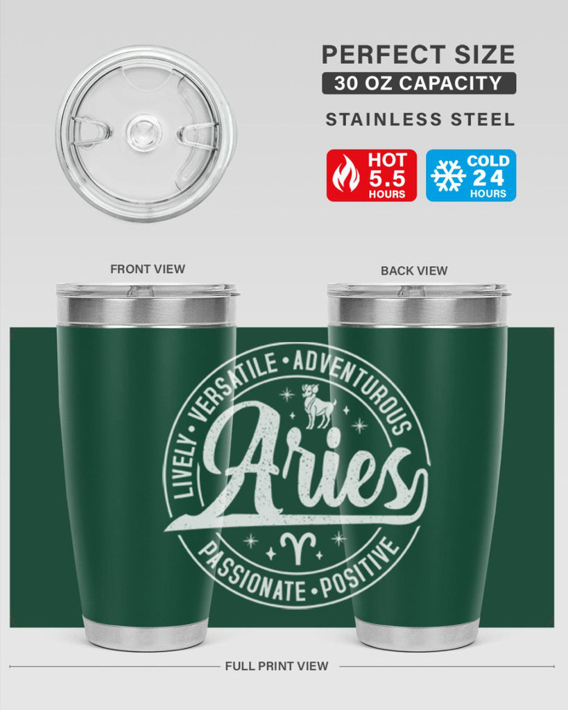 Aries 103#- zodiac- Tumbler