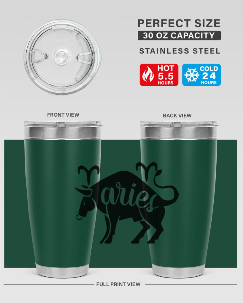Aries 104#- zodiac- Tumbler