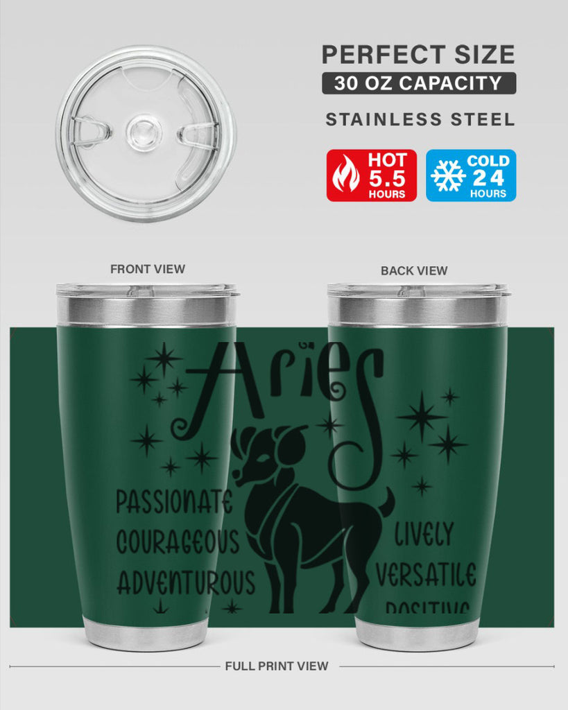 Aries 93#- zodiac- Tumbler