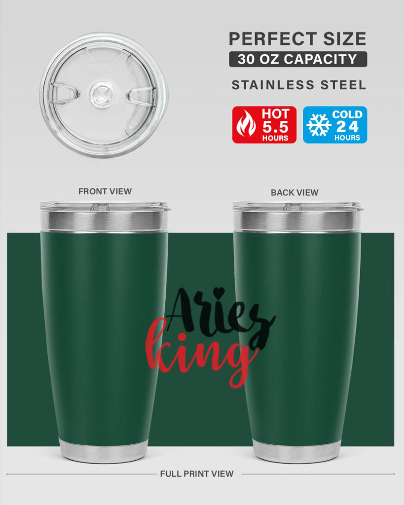 Aries king 96#- zodiac- Tumbler