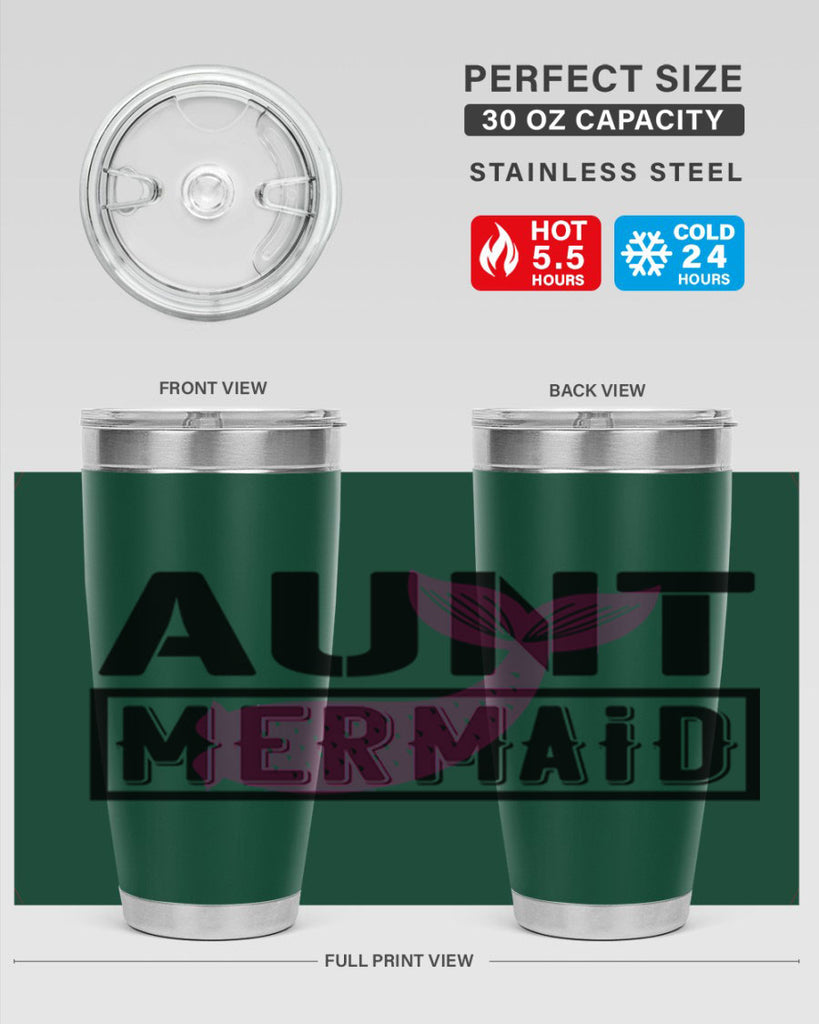 Aunt mermaid 17#- mermaid- Tumbler