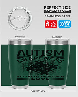 Autism awareness Style 43#- autism- Tumbler
