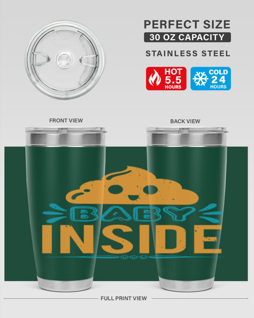 Baby Inside Style 1#- baby shower- tumbler