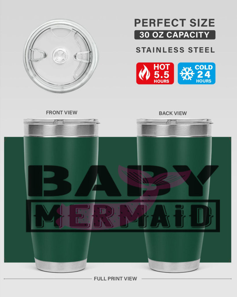 Baby mermaid 29#- mermaid- Tumbler