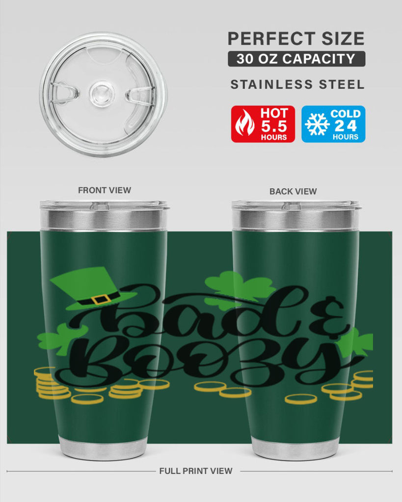 Bad Boozy Style 106#- St Patricks Day- Tumbler