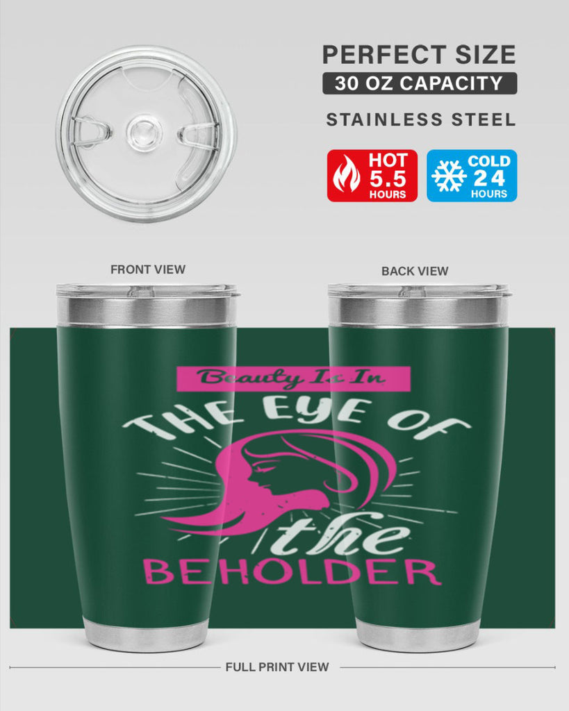 Beauty is in the eye of the beholder Style 169#- make up- Tumbler